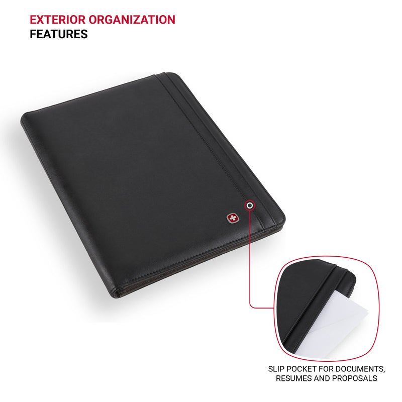 Wenger Merit Padfolio Envelope Card Holder, Black - Image 3